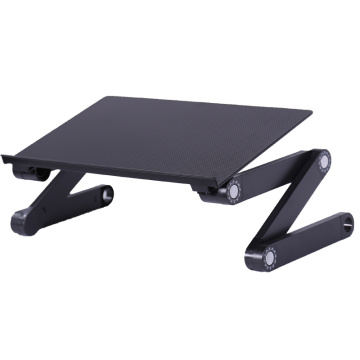 2021 New Arrival Adjustable Aluminum Alloy Portable Laptop Table Stand with Mouse Pad for Bed/